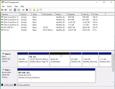 Unallocated Partition